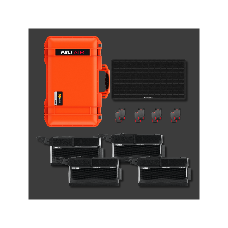 Peli Air 1535 with CRD Adventure Organising Kit III Orange