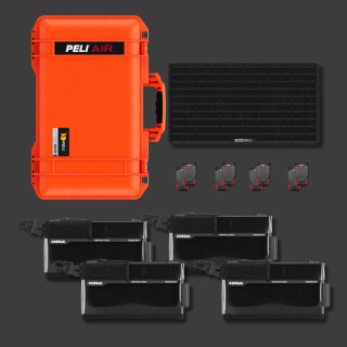 Peli Air 1535 z zestawem organizacyjnym CRD Adventure III pomarańczowy