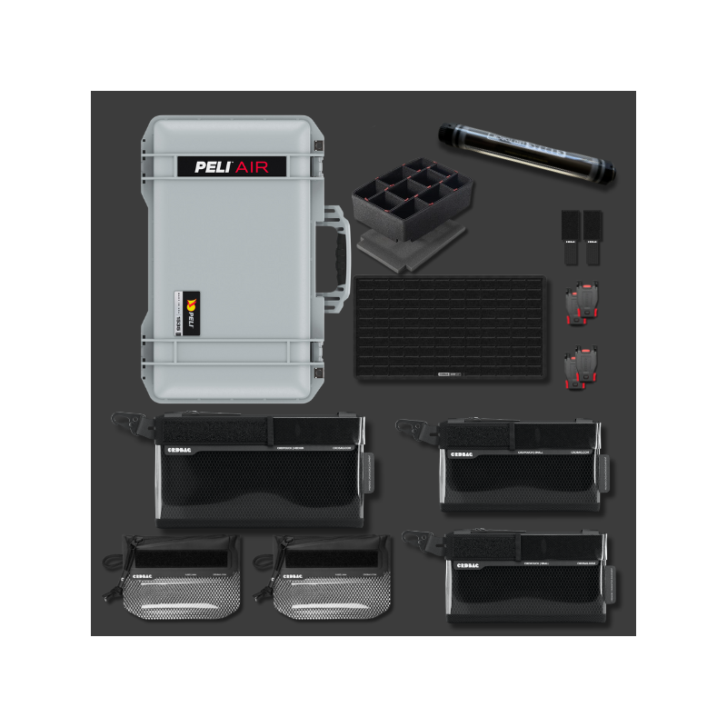 Peli Air 1535 met CRD Avontuur Organisatieset I Zilver