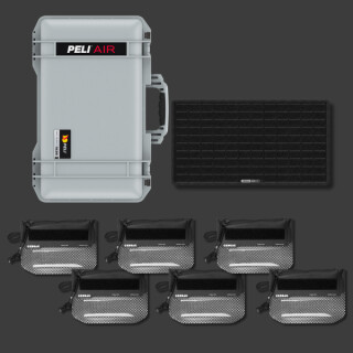 Peli Air 1535 con kit organizzativo CRD Adventure V Argento