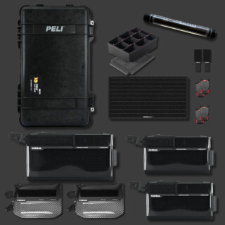 Peli 1510 con CRD Adventure Organising Kit I, negro