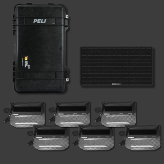 Peli 1510 con kit di organizzazione avventura CRD V, nero