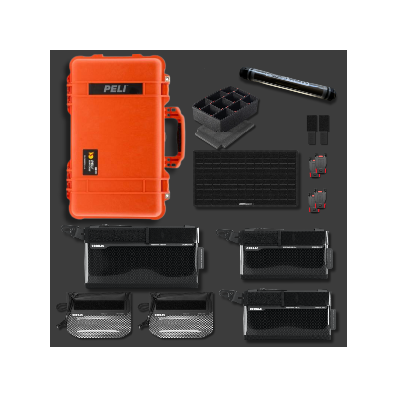 Peli 1510 met CRD Adventure Organising Kit I , Oranje
