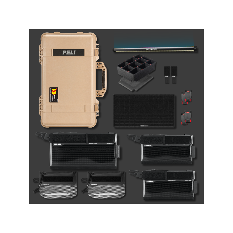 Peli 1510 mit Adventure Organizing Kit II, Desert tan