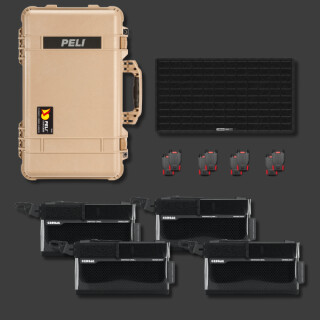 Peli 1510 con CRD Adventure Organising Kit III, Desert tan