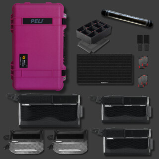 Peli 1510 con kit di organizzazione avventura CRD I, rosa