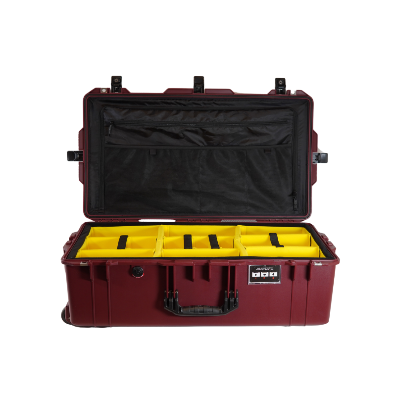 Peli Air 1615 Travel avec système de compartimentation, Oxblood