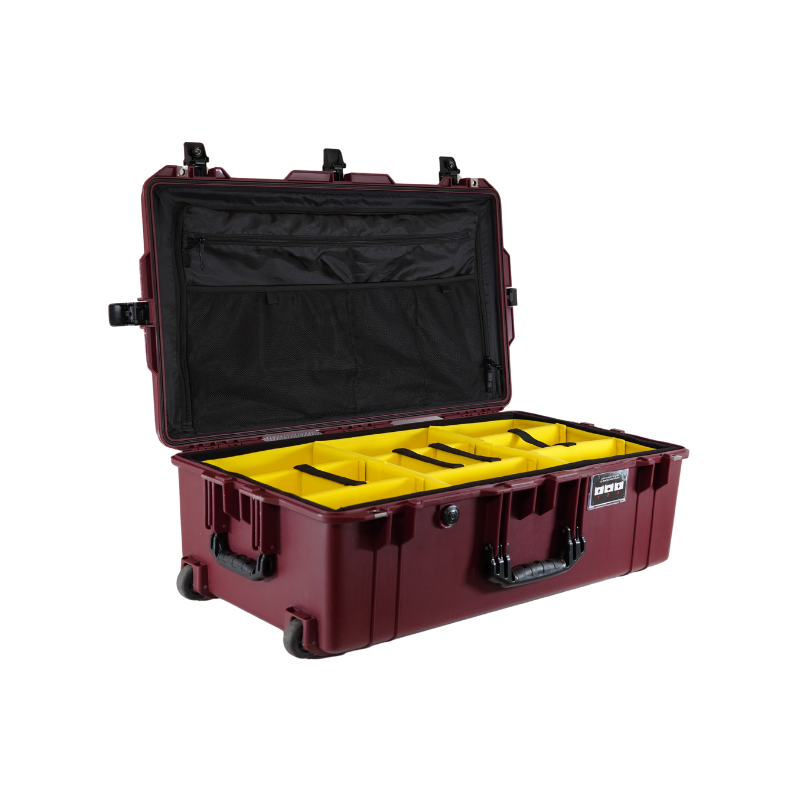 Peli Air 1615 Travel avec système de compartimentation, Oxblood