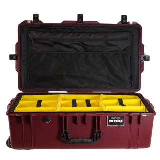 Peli Air 1615 Travel avec système de compartimentation, Oxblood
