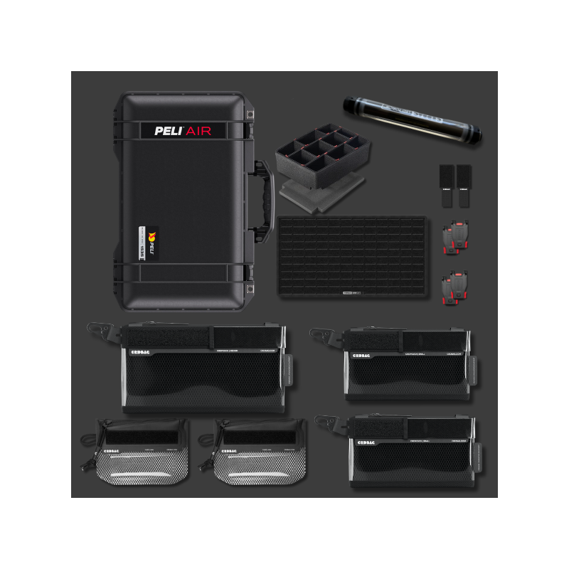 Peli Air 1535 med CRD Adventure Organising Kit I Sort