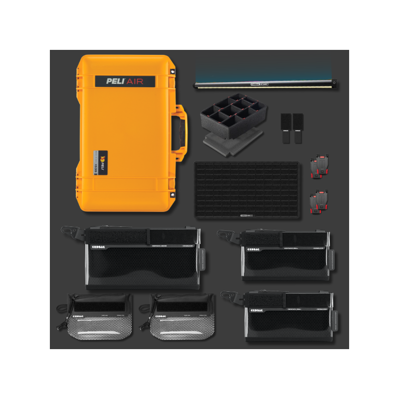 Peli Air 1535 med CRD Adventure Organising Kit II Gul