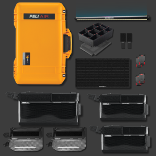 Peli Air 1535 med CRD Adventure Organising Kit II Gul