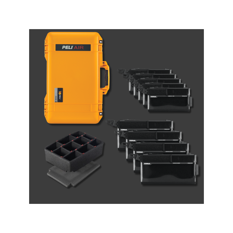 Peli Air 1535 med CRD Adventure Organising Kit IV Gul