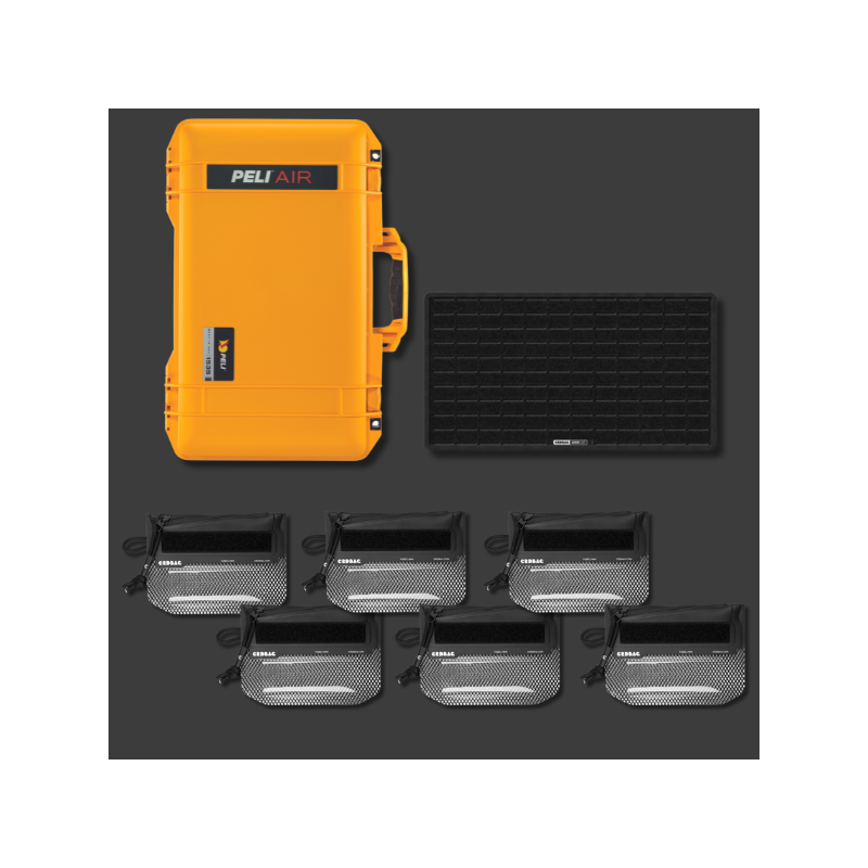 Peli Air 1535 med CRD Adventure Organising Kit V Gul