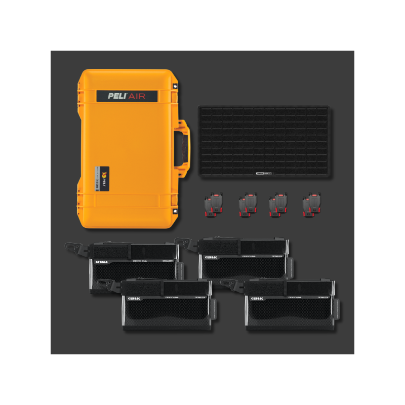 Peli Air 1535 med CRD Adventure Organising Kit III Gul