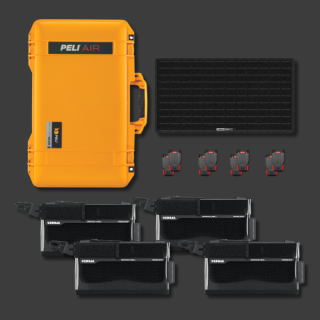 Peli Air 1535 med CRD Adventure Organising Kit III Gul