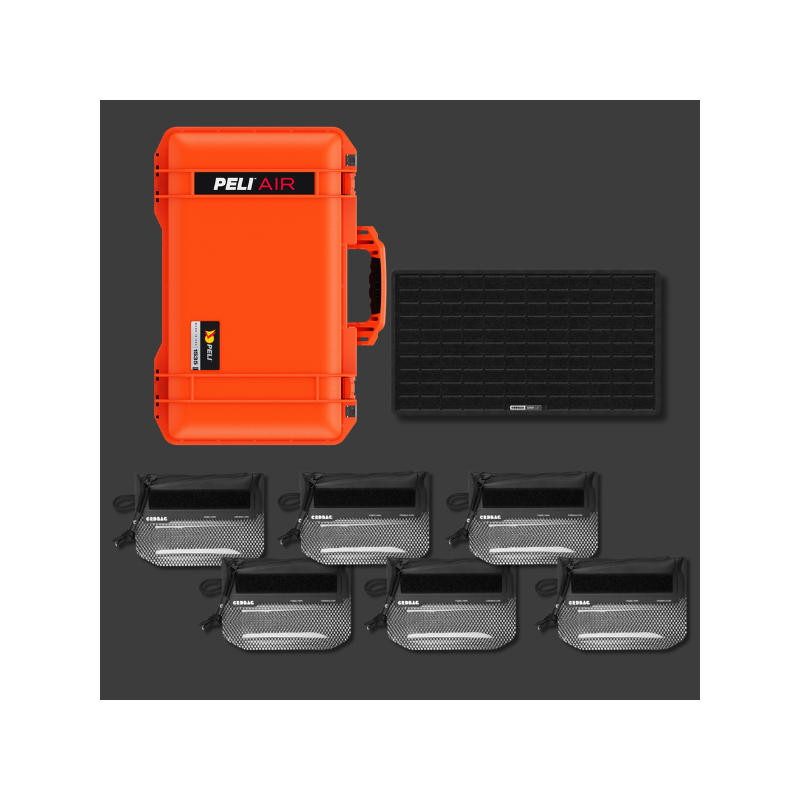 Peli Air 1535 z zestawem organizacyjnym CRD Adventure V pomarańczowy