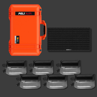 Peli Air 1535 z zestawem organizacyjnym CRD Adventure V pomarańczowy