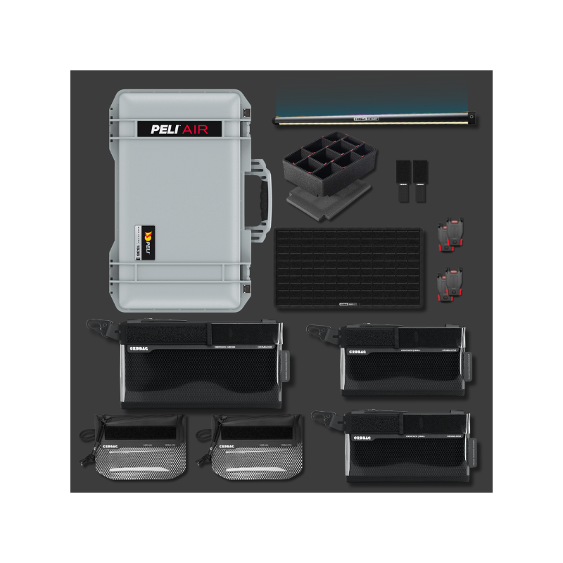 Peli Air 1535 mit CRD Adventure Organizing Kit II Silber