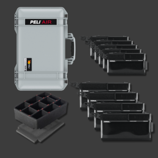 Peli Air 1535 med CRD Adventure Organising Kit IV Sølv