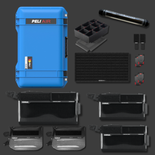 Peli Air 1535 mit CRD Adventure Organizing Kit I Blau