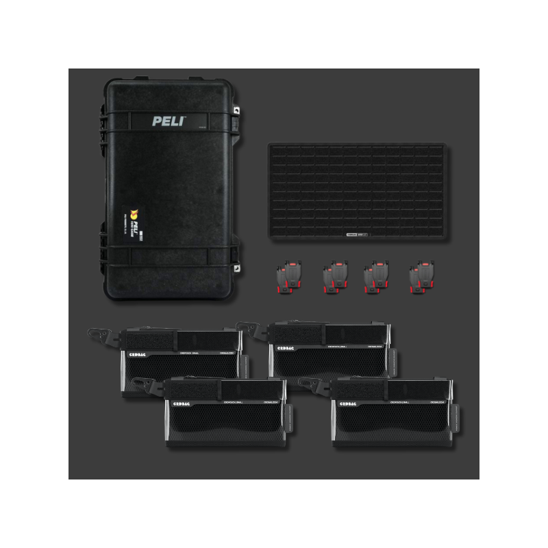 Peli 1510 mit CRD Adventure Organizing Kit III Schwarz