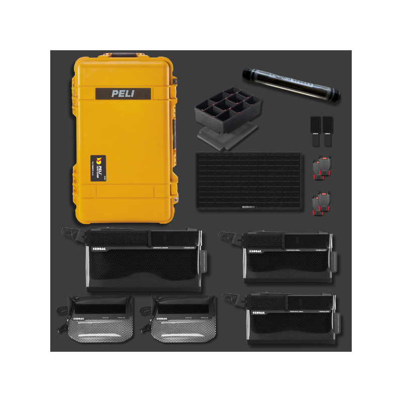 Peli 1510 med CRD Adventure Organising Kit I Gul