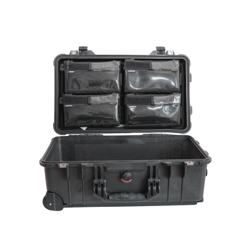 Peli 1510 con kit organizzativo CRD Adventure III Giallo