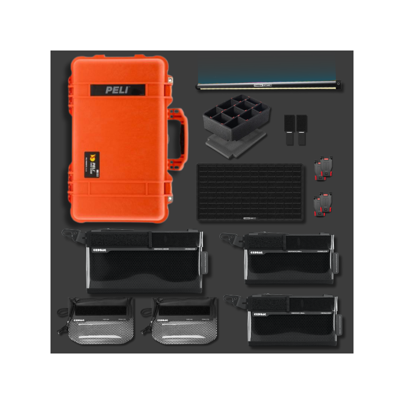 Peli 1510 mit CRD Adventure Organizing Kit II Orange