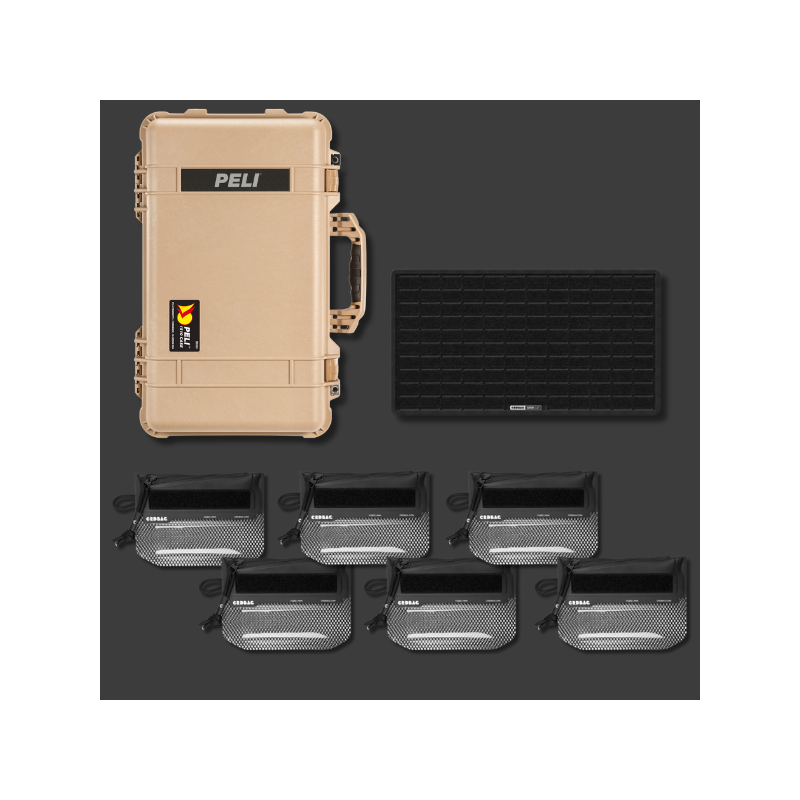 Peli 1510 mit CRD Adventure Organizing Kit V Desert tan