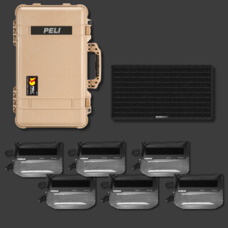 Peli 1510 met CRD Adventure Organising Kit V Desert tan