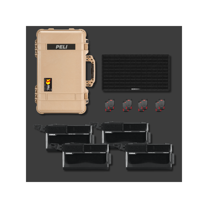 Peli 1510 mit CRD Adventure Organizing Kit III Desert tan
