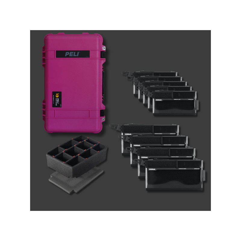 Peli 1510 med CRD Adventure Organising Kit IV Pink