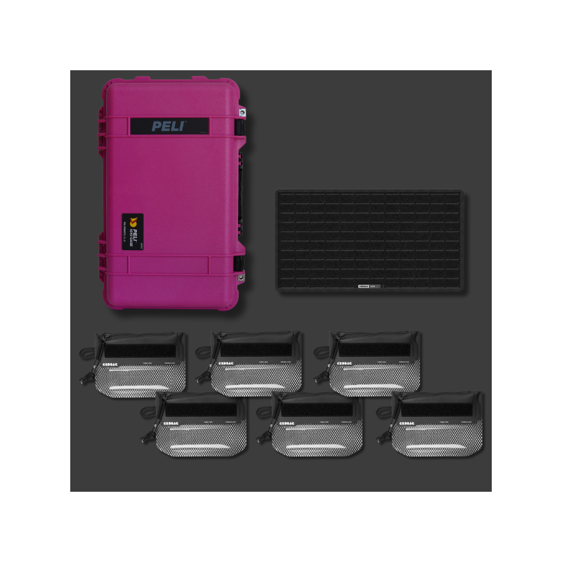 Peli 1510 mit CRD Adventure Organizing Kit V Pink