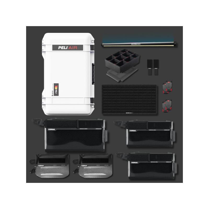 Peli Air 1535 avec CRD Adventure Organizing Kit II blanc