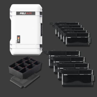 Peli Air 1535 con kit organizador CRD Adventure IV Blanco