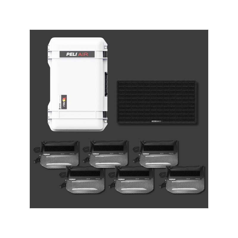 Peli Air 1535 con kit organizador CRD Adventure V Blanco
