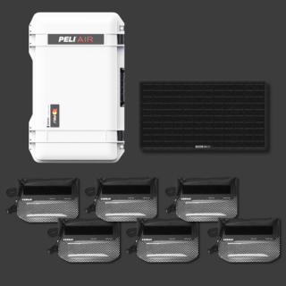 Peli Air 1535 con kit organizador CRD Adventure V Blanco