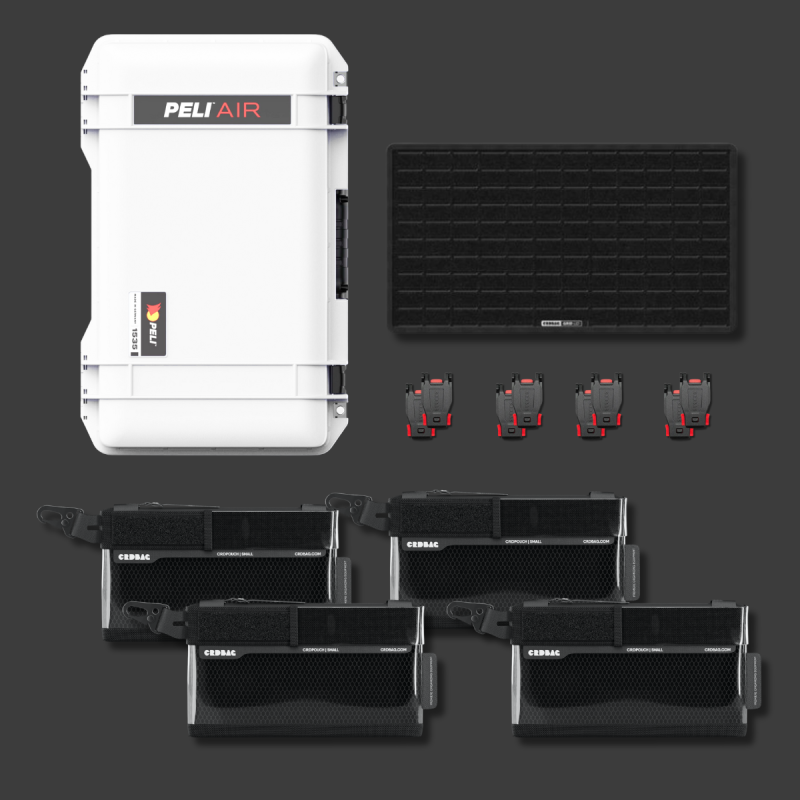 Peli Air 1535 z zestawem organizacyjnym CRD Adventure III biały