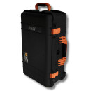 Peli Case 1510, schwarz mit orangenen Verschlüssen...