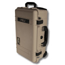 Peli Case 1510, desert tan mit schwarzen...