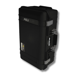 Peli Air 1535, negro con cierres y asa plateados
