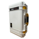 Peli Air 1535, wit met gele sluitingen en handvat