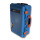 Peli Air 1535, Blau mit orangefarbenem Griff und Verschlüssen