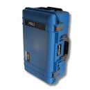 Peli Air 1535, blauw met zilveren sluitingen en handvat