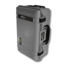 Peli Air 1535, argento con chiusure e impugnatura nere