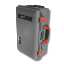 Peli Air 1535, Silber mit orangefarbenem Griff und...