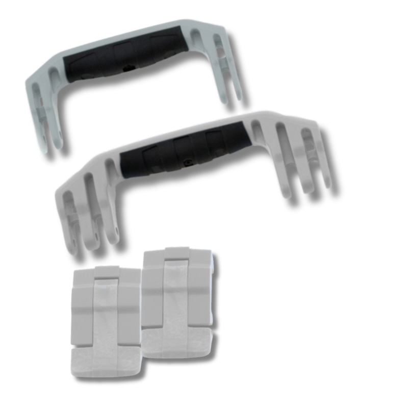 Peli 1510 Ersatzgriffe und Verschlüsse (Set mit 2 Griffen und 2 Verschlüssen)