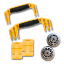 Peli 1510 Ersatzgriffe und Verschlüsse, Gelb (Set...