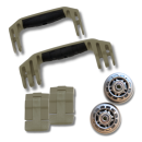 Peli 1510 Ersatzgriffe und Verschlüsse, Oliv (Set...